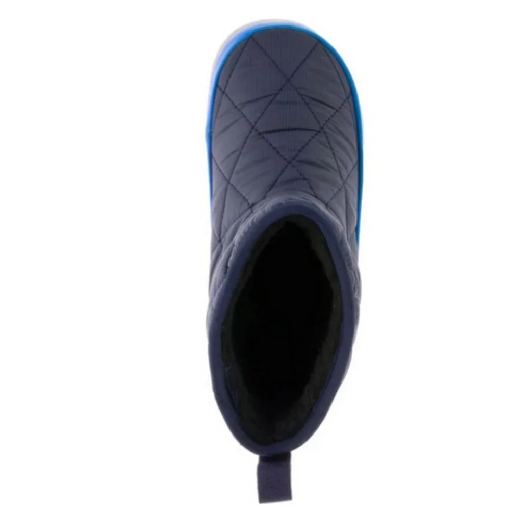 KAMIK Toddler Boy/Girl Navy Puffy Mid Slippers - 8T